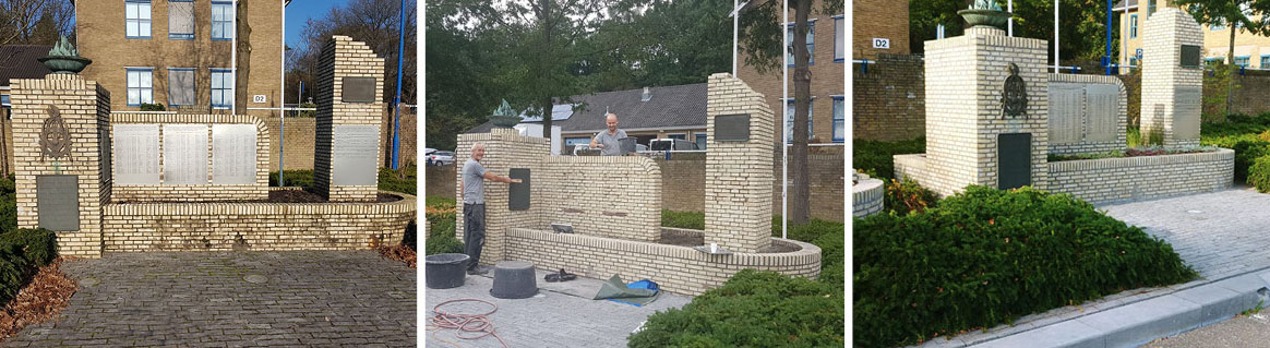 Renovatie oorlogsmonument Veluwehof